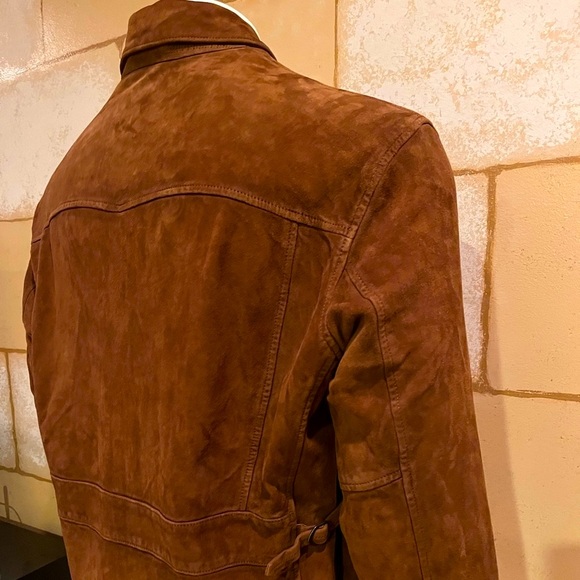 NEW SMALL POLO RALPH LAUREN MEN IRVIN SUEDE UTILITY JACKET - Picture 3 of 15